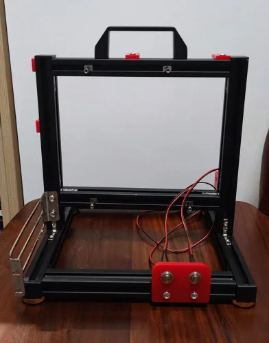 Vista 7 de Banco de pruebas de PC Caja de computadora al aire libre ITX chasis placa base soporte de aluminio DIY marco desnudo ATX soporte 120 240 360