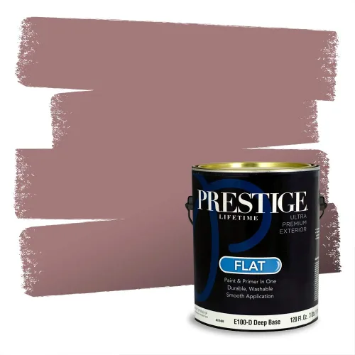 Vista 670 de Prestige Paints Pintura exterior e imprimación en uno, 1 galón, plano, coincidencia comparable de Valspar* Amber Rose*