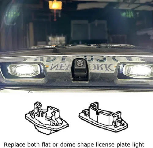 Vista 3 de iJDMTOY Kit de Luces LED Súper Brillantes Azul Hielo Aqua Completo para Placa de Matrícula Compatible con Acura MDX RL TL TSX ILX Honda Civic Accord