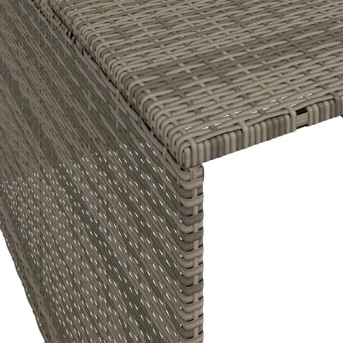Vista 7 de vidaXL Robot cortacésped garaje gris 33.9"x35.4"x20.5"/22.4" Poly Rattan