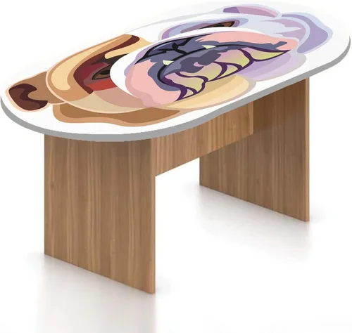 Vista 9 de Mantel ajustable ovalado de poliéster elástico para fiesta de compromiso, mantel ajustable con tema occidental con frase "Will You Marry Me", se