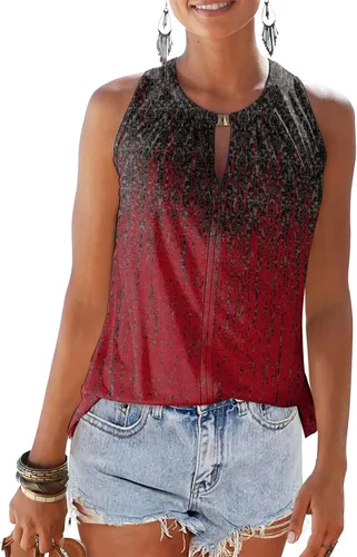 Vista 2 de SAUKOLE Women's Casual Tank Top