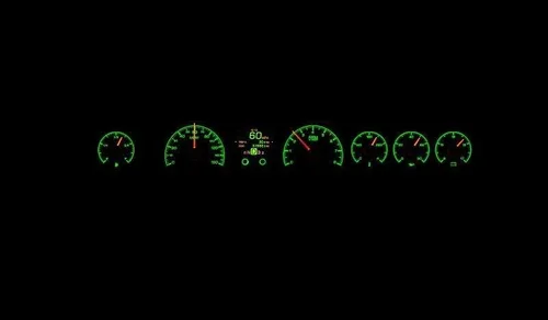 Vista 5 de Dakota Digital 71-76 Chevy Caprice Impala Analógico Personalizable Gauges Kit Aleación Plata Estilo HDX-71C-CAP-S