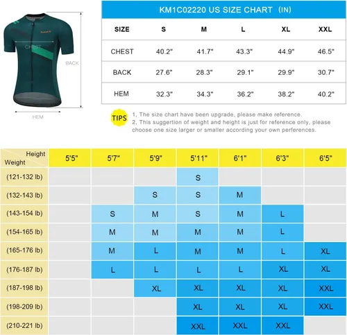 Vista 6 de Santic Camiseta de ciclismo para hombre, manga corta, camiseta de ciclismo de carretera, con cremallera completa, UPF 50+, MTB con bolsillos