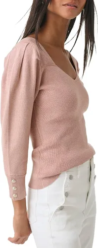 Vista 2 de Karl Lagerfeld Paris Suéter casual brillante para mujer