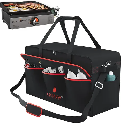 Vista 10 de Bolsa de Transporte para Plancha de 17 Pulgadas Compatible con Plancha de Mesa Blackstone 1814 de 17 pulgadas con Tapa, Compatible Exclusivamente