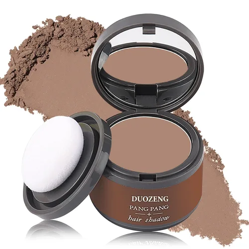 Vista 28 de Cubierta de raíz en polvo para cabello fino (7# castaño castaño) para mujeres y hombres