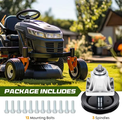 Vista 5 de Conjunto de husillo 618-0660 918-0660, apto para cortacésped MTD Cub Cadet LT1045 LT1046 i1046 LT2200, sustituye a 618-0625A 918-0625B 618-0625B