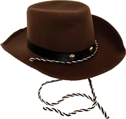 Vista 3 de Sombrero vaquero de Rodeo Occidental para niños pequeños, por Dondor Brown