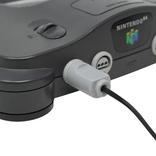 Vista 8 de Old Skool Joystick de mando clásico con cable compatible con Nintendo 64 N64 Game System - Turquesa
