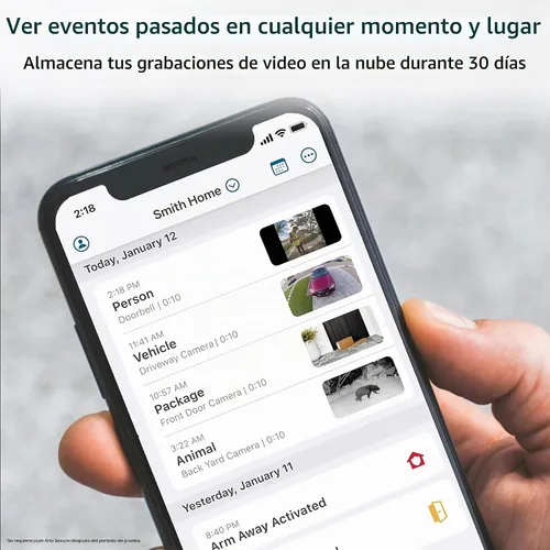 Vista 10 de Timbre con video Arlo Essential con cable - Video HD, vista de 180°, visión nocturna, audio de 2 vías, instalación DIY (se requiere cableado)