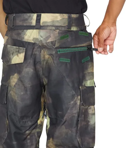 Vista 9 de Volcom Pantalones de snowboard VCO Hunter Cargo para hombre Negro estática
