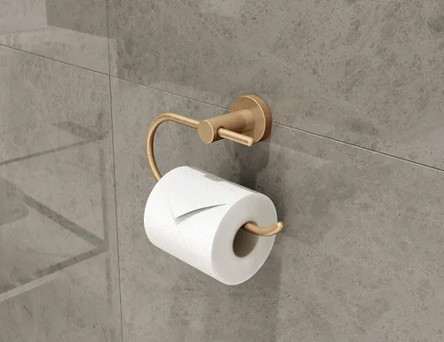 Vista 5 de Symmons 353TP-BBZ Dia - Portarrollos de papel higiénico para montaje en pared en bronce cepillado