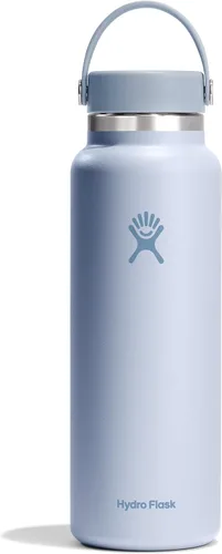 Vista 83 de Hydro Flask Botella de agua – Acero inoxidable aislado – Tapa flexible de boca ancha, antiderrames, a prueba de fugas y recargable en agave de 20