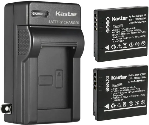 Vista 5 de Kastar Cargador de batería de pared AC para Panasonic DMW-BCF10 DMW-BCF10E DMW-BCF10PP, CGA-S009 CGA-S009E CGA-S/106B, cargador Panasonic DE-A59