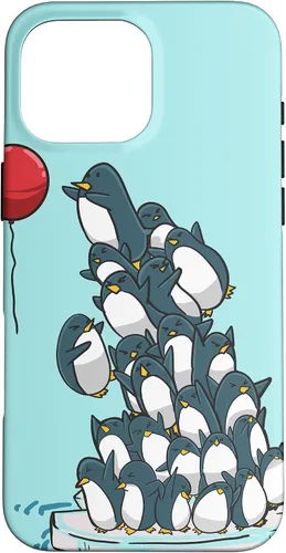 Vista 19 de Penguins Balloon Funny Sea Bird Water Animal Girls Gift Case for iPhone 17