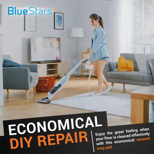 Vista 7 de BlueStars Paquete de 8 almohadillas de microfibra compatibles con limpiadores de vapor Dupray Neat – Duradero, reutilizable y lavable a máquina