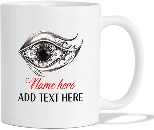 Vista 11 de Taza de café personalizada para oftalmólogo con texto en inglés "Thank You For Being An Awesome Oftalmologist", taza de café personalizada