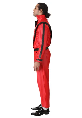 Vista 6 de Disfraz Premium de Thriller Michael Jackson para Hombre Multicolor