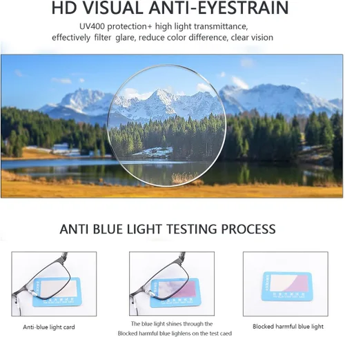 Vista 7 de Gafas de miopía fotocromáticas de transición para hombres y mujeres Anit UV400 Gafas de sol de visión corta Anit UV400