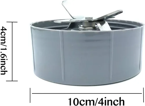 Vista 3 de Paquete de 2 piezas de repuesto de cuchillas extractoras 3D-Star para licuadora NutriBullet serie 600W/900W