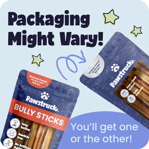 Vista 9 de Pawstruck Bully Sticks trenzados 100% naturales de 5 pulgadas, bolsa de 1 libra, masticables para perros de un solo ingrediente sin cuero crudo