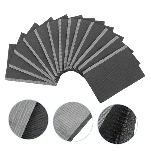 Vista 7 de ABOOFAN 125 piezas de baberos desechables para tatuaje y uso portátil y conveniente baberos suministros