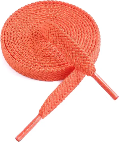 Vista 34 de VSUDO Cordones planos para tenis, cordones para tenis, cordones atléticos 01 Blanco