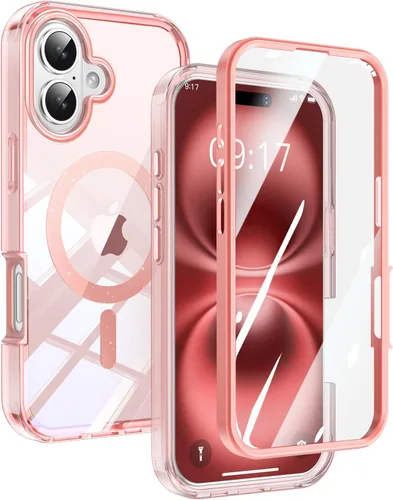 Vista 15 de Funda de privacidad para iPhone 13/iPhone 14 con soporte de 360° [protector de pantalla antiespía integrado] [compatible con MagSafe]