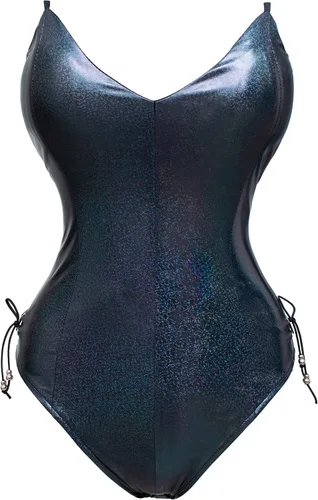 Vista 2 de Conjunto de traje de disfraz de conejito para mujer, una sola pieza, con accesorios