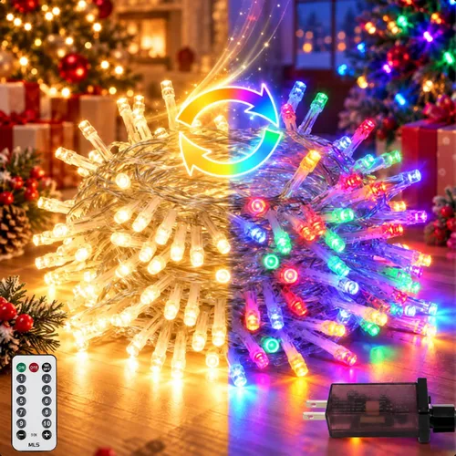 Vista 17 de 120LED 44FT Smart Color Cambio de Halloween Cadena de luces RGB App
