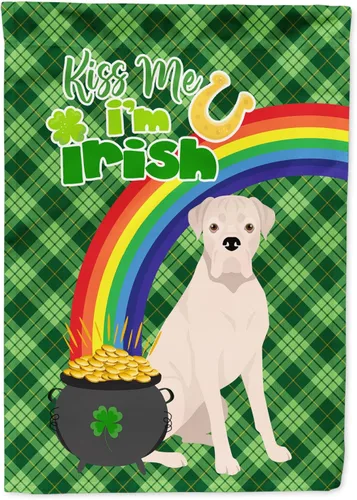 Vista 141 de Caroline's Treasures WDK4731GF - Bandera decorativa para jardín del día de San Patricio, color negro y tostado, Airedale Terrier, para jardín