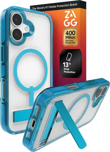 Vista 69 de ZAGG Gear4 Santa Cruz Snap Case para Apple iPhone 14, protección contra caídas D30 de hasta 13 pies (4 m), compatible con carga inalámbrica, parte