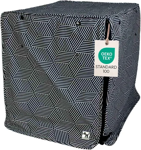 Vista 32 de Molly Mutt cubierta para jaula de perro, cubierta para perro, cubierta para jaulas de perro, cubiertas para jaulas de perro, crea una jaula de perro