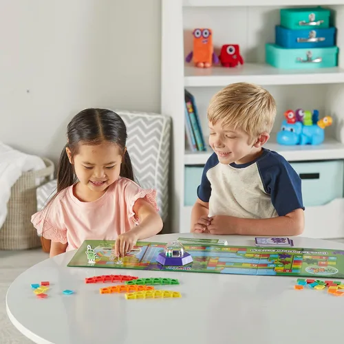 Vista 7 de hand2mind Numberblocks Race to Pattern Palace! Juego de mesa, juegos de mesa educativos, números para niños pequeños, juguetes de matemáticas