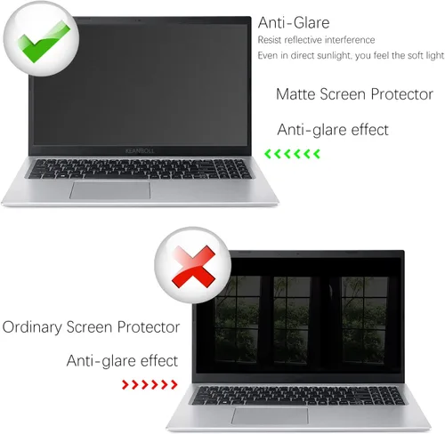 Vista 4 de Paquete de 2 protectores de pantalla con bloqueo de luz azul para Lenovo Yoga 7/7i 2 en 1 de 16 pulgadas 2024 Gen 9 (16IML9/83DL, 16AHP9/83DM)