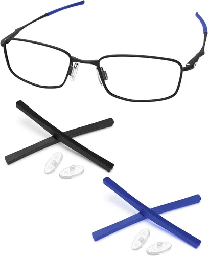 Vista 11 de Kits de goma de repuesto Piezas de nariz y auriculares para Oakley Casing OX3110/Clubface OX3102 Negro