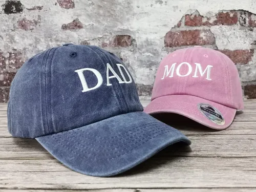 Vista 35 de Hepandy Mr Mrs Mom Dad Captain First Mate Mama and Mini Sombreros de béisbol
