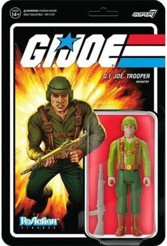 Vista 3 de Figuras de reacción G.I. Joe Wave 1 - Greenshirt (marrón)