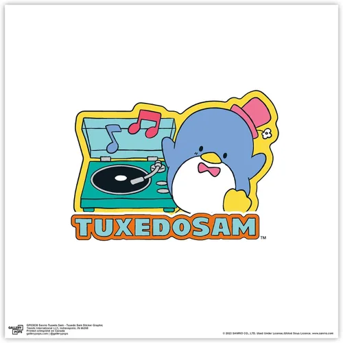 Vista 9 de Trends International Gallery Pops Sanrio Tuxedo Sam - Póster gráfico de pared de Tuxedo Sam, 12.00 x 12.00 pulgadas, versión de marco negro