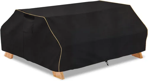 Vista 9 de Bitubi Funda para Mesa de Patio Rectangular/Ovalada de 60 Pulgadas, Funda para Mesa de Comedor Exterior Resistente e Impermeable para Invierno
