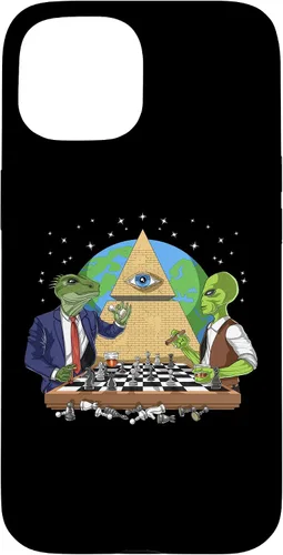 Vista 6 de Funda para iPhone 14 Pro Alien Illuminati Conspiracy Theory All Seeing Eye Aliens