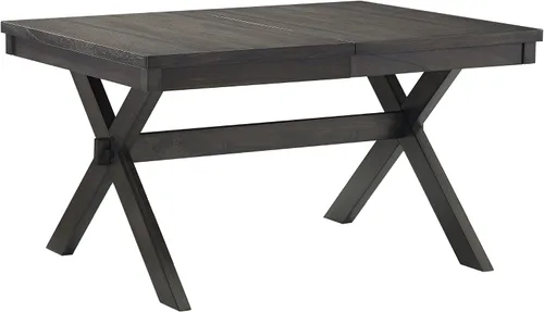Vista 9 de Crosley Furniture Hayden Modern Farmhouse - Mesa de comedor de madera, pizarra