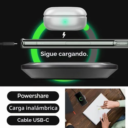 Vista 7 de Spigen Cristal líquido diseñado para Galaxy S23 Ultra (2023) [protección de grado militar] - Cristal transparente