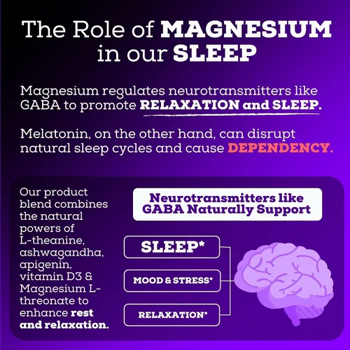 Vista 5 de Black Forest Ashwagandha Magnesium Sleep Aid (6 en 1) - Magteína L-treonato de magnesio, L-teanina, suplemento de apigenina para dormir 3 mejorado