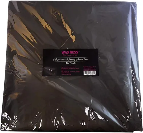 Vista 8 de Waxness - Funda de cama ajustable para mesa de encerado, 31 x 70 pulgadas, color gris