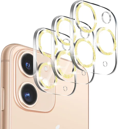 Vista 12 de Dengduoduo Paquete de 3 protectores de lente de cámara para iPhone 11 Pro de 5.8 pulgadas y iPhone 11 Pro Max de 6.5 pulgadas, vidrio templado