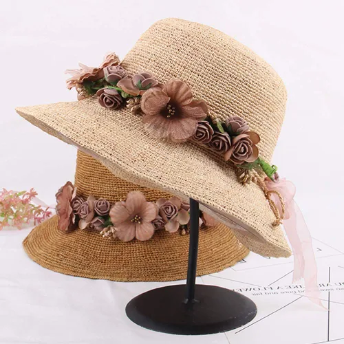 Vista 4 de Diadema con corona de flores, corona, guirnalda, bandas para el pelo, diseño floral, boda, novia, lazo, decoración de fiesta, tocado, tocado