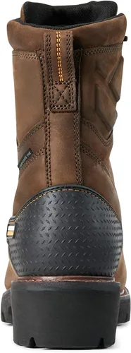 Vista 5 de Ariat Powerline - Botas de trabajo H2O de 8 pulgadas con punta compuesta para hombre