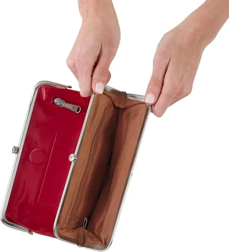 Vista 10 de HOBO Cartera de mano de cuero Lauren para mujer